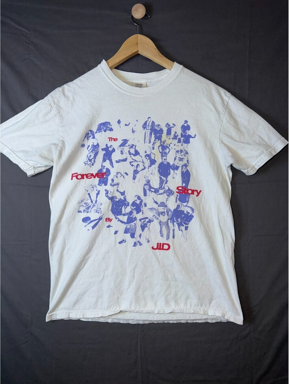 JID “The Forever Story” Graphic Tee White Size M – Front & Back Print